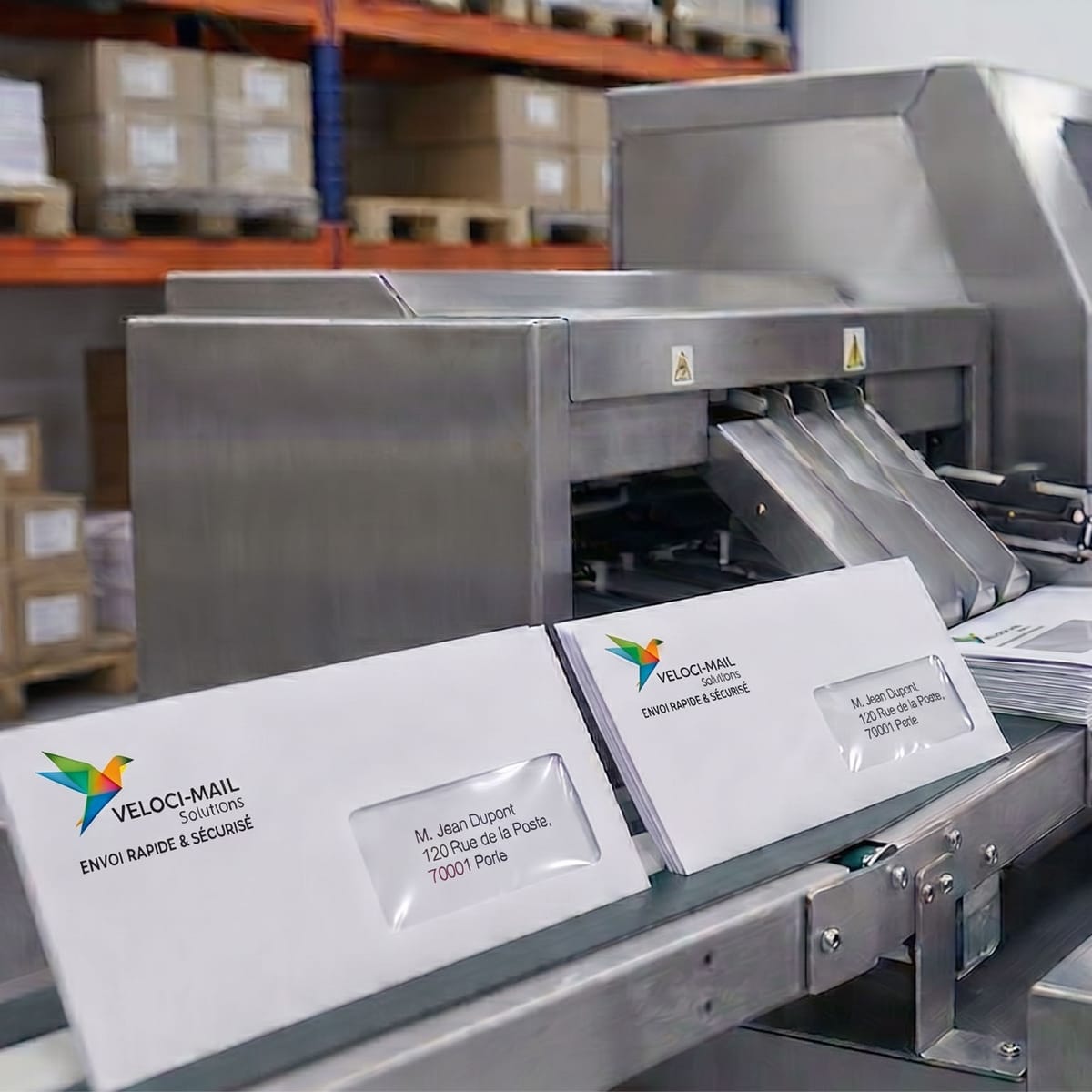 Enveloppes à fenêtre compatibles mise sous pli automatique