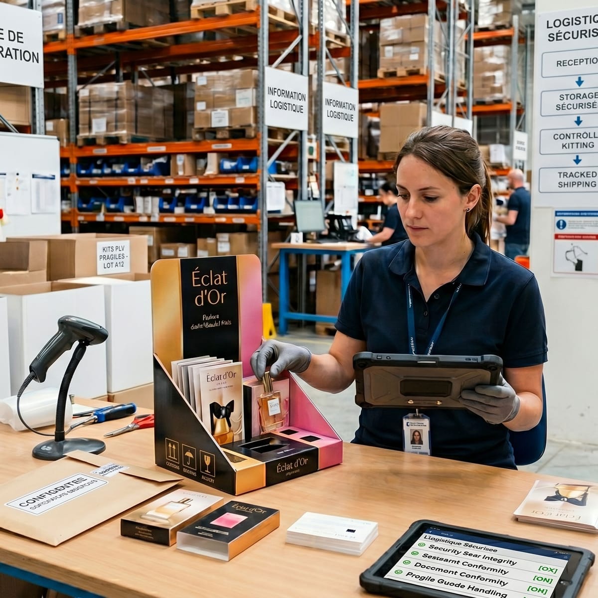 Stockage et expédition de PLV et supports marketing