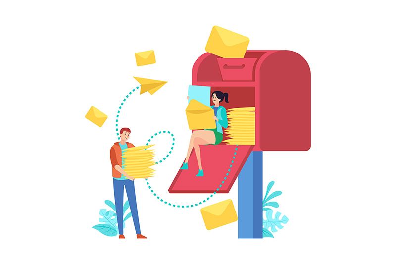 Envoi en masse de courriers postaux