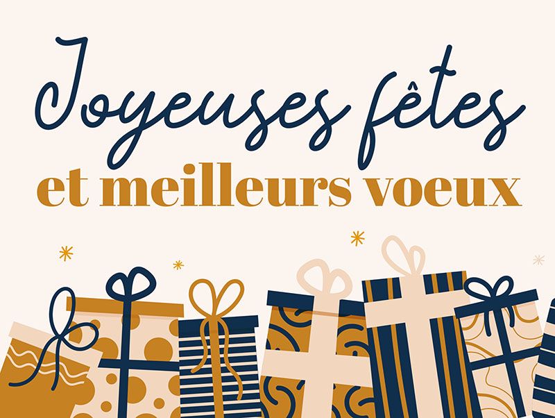 Envoi cartes de vœux clients